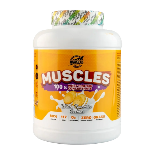 Marvelous Nutrition, Muscles 100% Whey Protein, 2kg, 67 Servings