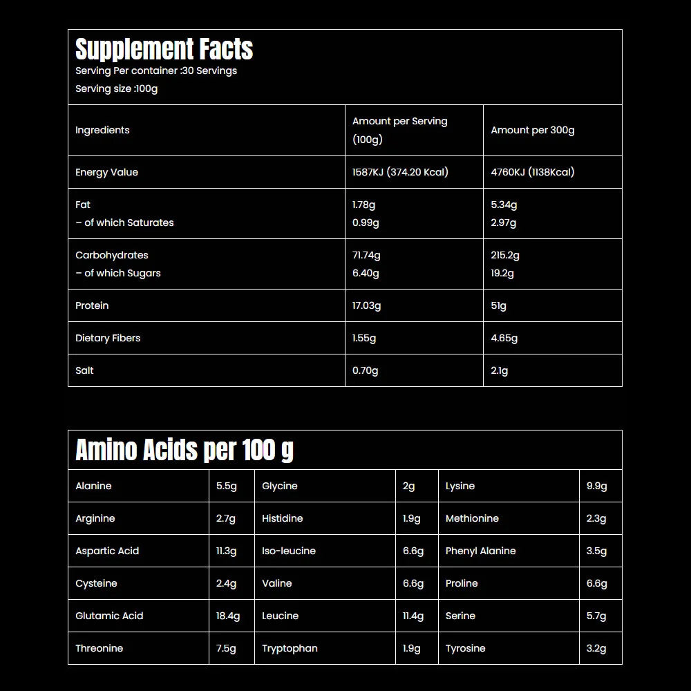 Marvelous Nutrition, BIG Extreme Weight Gainer, 3KG ,30 Servings